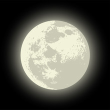 Vector Full Moon