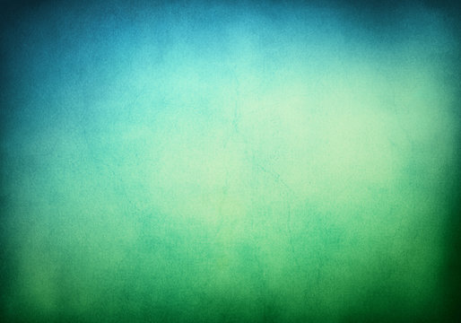 Fototapete - Green Blue Background