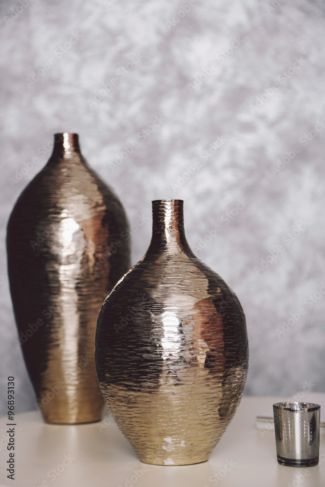 Home decor in a room on wall background