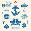 Nautical Badges And Labels