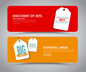 Poster - A set of banners for sale