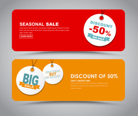 Poster - A set of banners for sale