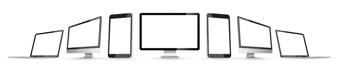 Poster - Modern digital tech device collection