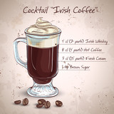 Irish cream coffee