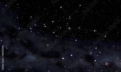 Photographie Constellations of Centaurus and Wolf