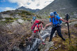© Maygutyak - Young people are hiking in highlands of Altai mountains, Russia