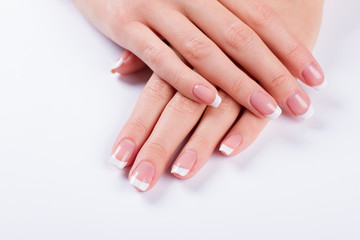 Fotomurales - beautiful french manicure.