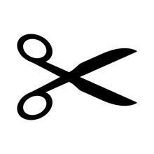 Scissors For Cutting Flat Icon For Apps And Websites