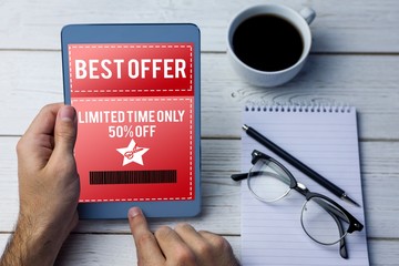 Poster - Composite image of sale advertisement