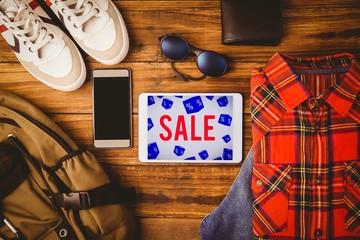 Poster - Composite image of sale advertisement