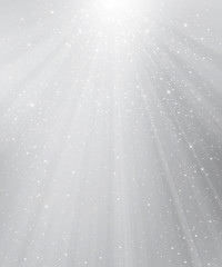 Wall Mural - vector gray background with lights and stars.