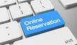 Online reservation concept