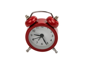 red alarm clock