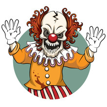 Clown Vector Illustration