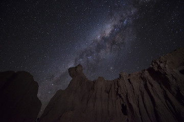 Wall Mural - canyon with milky way