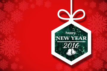 Poster - Composite image of happy new year message