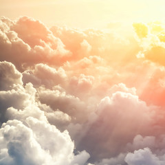 beautiful blue sky