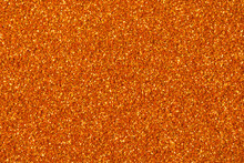 Orange Glitter Sparkle. Background For Your Design.