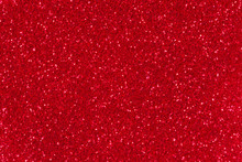 Red Glitter Texture Christmas Background.
