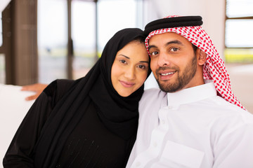Wall Mural - young muslim married couple