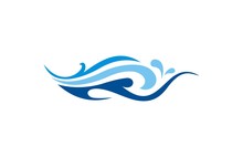 Water Wave Ocean Abstract Logo