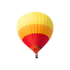 Wall Mural - colorful hot air balloon isolated on white background