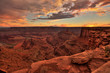 Dead horse point at sunset, Utah, USA, HDR image