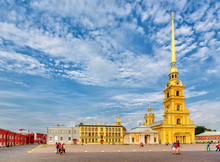 Saint Peter And Paul Cathedral In Saint Petersburg