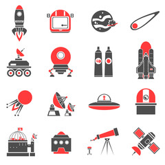 Poster - Space Icons Set