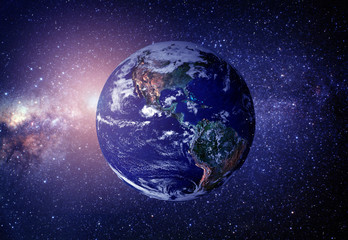planet earth from the space. some elements of this image furnish