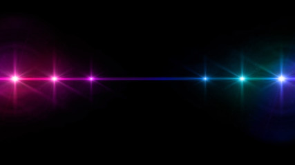 Wall Mural - spotlight array color