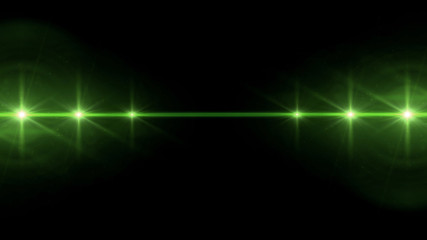Wall Mural - spotlight array green color