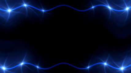 Wall Mural - twirl spotlight effect blue color