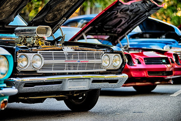 classic car show in historic old york city south carolina