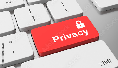 Cuadros en Lienzo Internet privacy concept