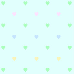 Wall Mural - Valentine's day background. Pattern with hearts.