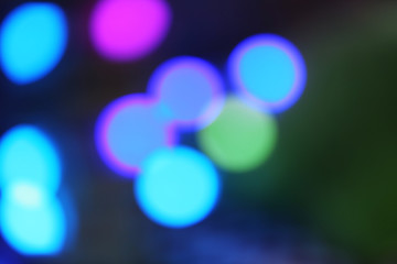 Wall Mural - Colourful holiday bokeh. Abstract Christmas background