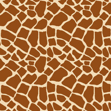 Coloring Giraffe Seamless Pattern