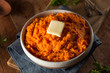 © Brent Hofacker - Organic Homemade Mashed Sweet Potatoes