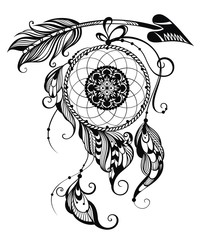 Sticker - Illustration of dream catcher