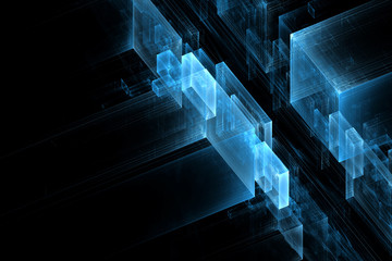 Aufkleber - Abstract business science or technology background