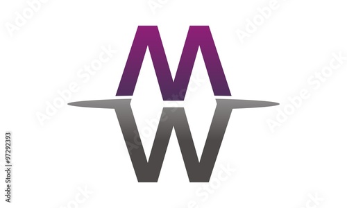 Letter Wm Logo Stock Vector Adobe Stock