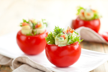 Wall Mural - Stuffed tomatoes.