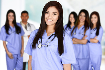 Canvas Print - Nurse In Hospital