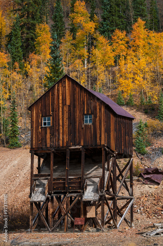 Fotografie, Obraz Red Mountain mining district, between Ouray and Silverton, CO,