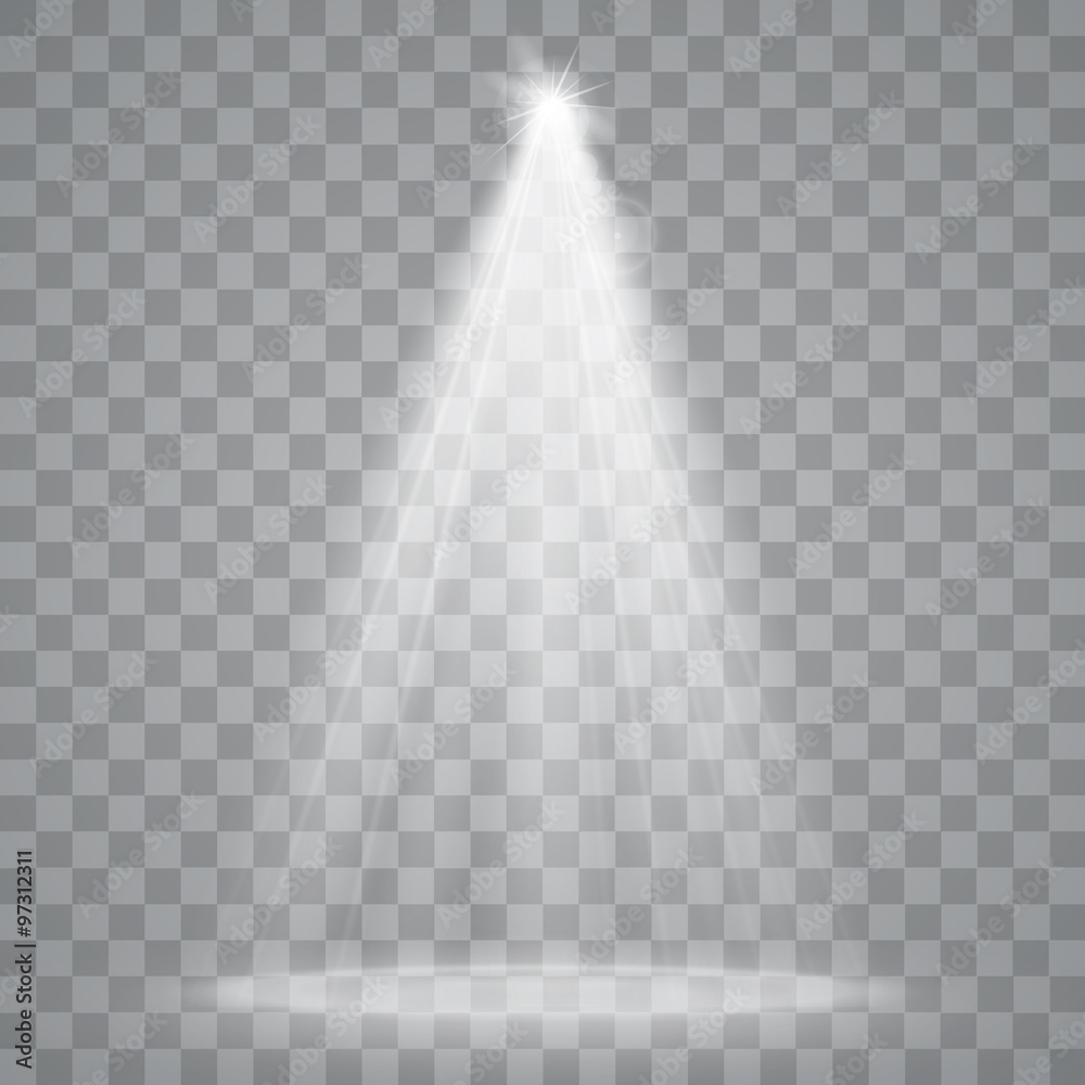 Vector Isolated Spotlight Stock Vector | Adobe Stock
