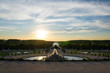 Coucher de soleil sur les Jardins de Versailles