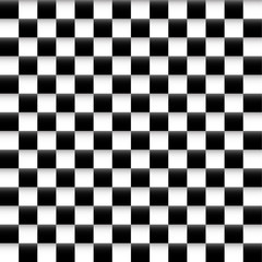 Poster - Checkered pattern, background with gradient fills. Vector.