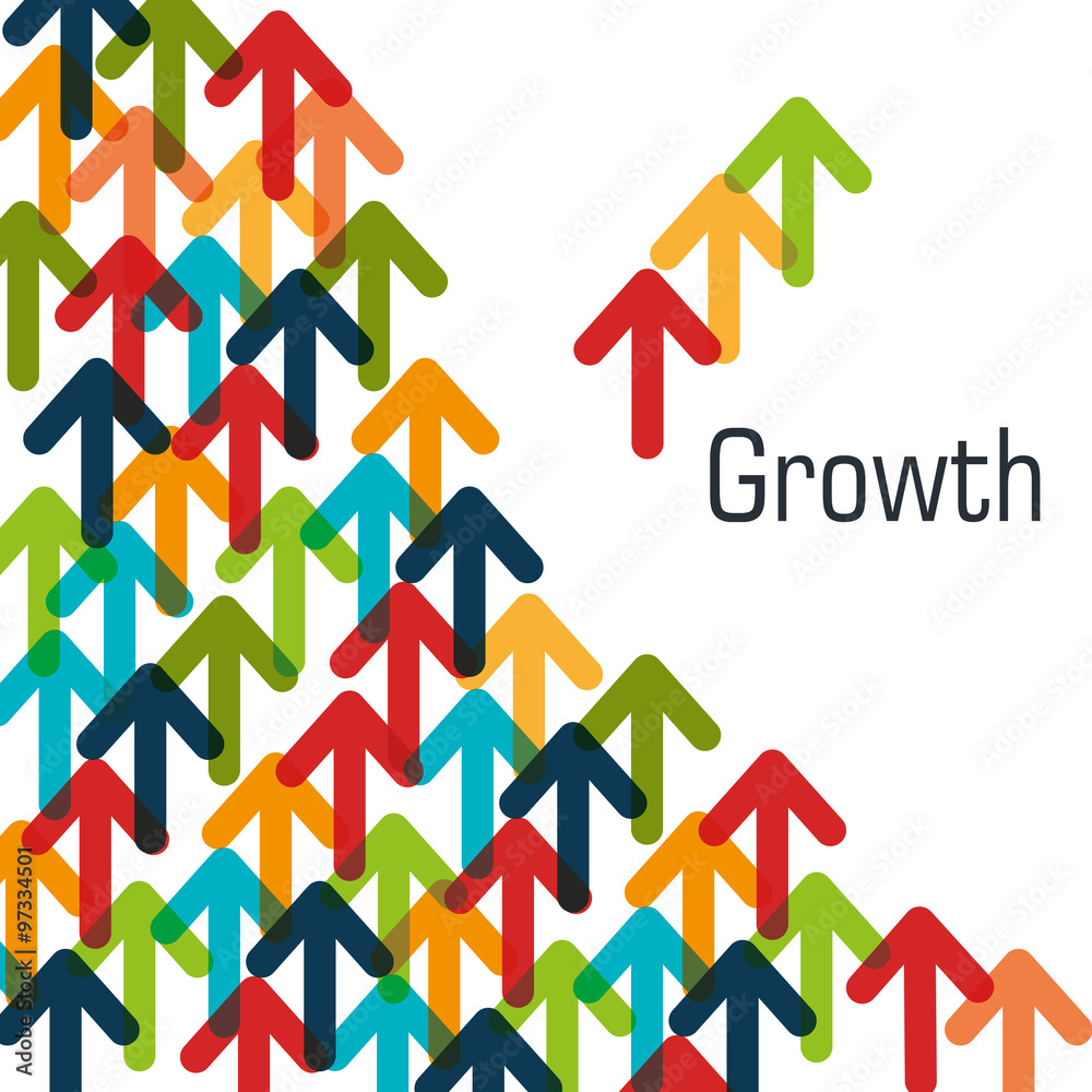 Business profits growth  - obrazy, fototapety, plakaty 