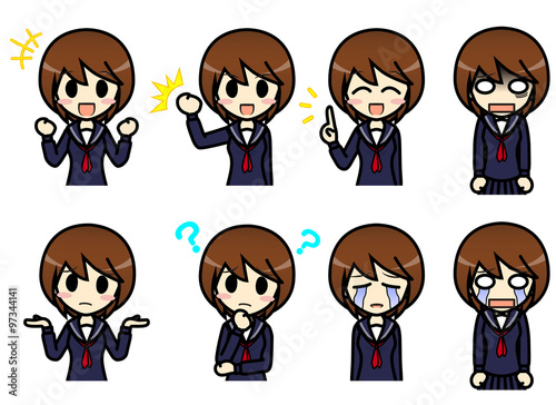 シンプルキャラクター 会話 表情イラスト集 中学生 女子 その2 Buy This Stock Illustration And Explore Similar Illustrations At Adobe Stock Adobe Stock シンプルキャラクター 会話 表情イラスト集 中学生 女子 その2 Buy This Stock Illustration And Explore Similar Illustrations At Adobe Stock Adobe Stock